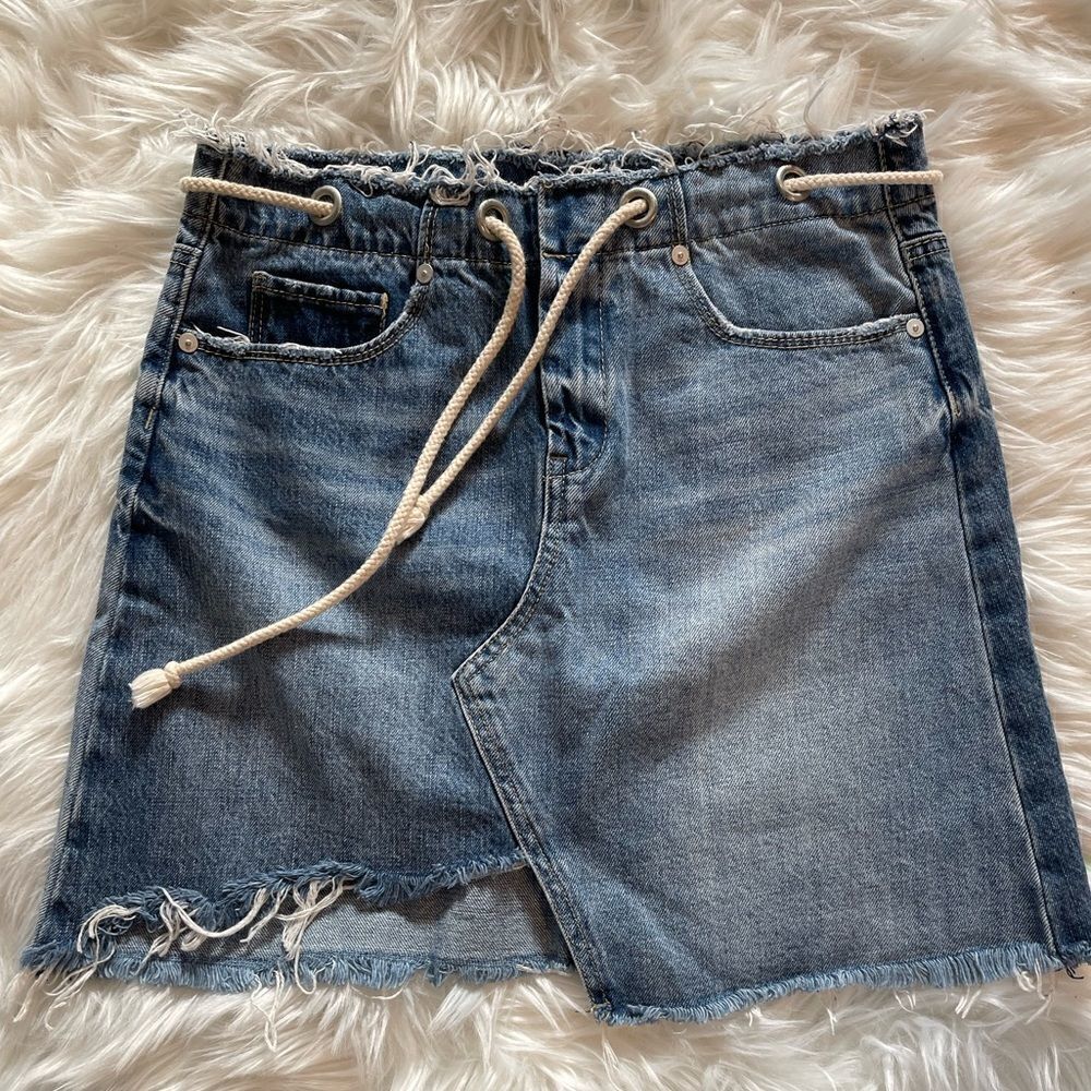 [BLANKNYC] New Wave Denim A-Line Mini Skirt || SZ 26/4 - Picture 6 of 12